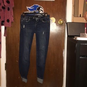 AEROPOSTALE LOW RISE SKINNY JEANS SIZE 00